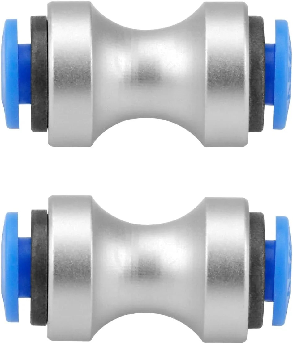 2pcs Teflon Feed PTFE Tube Connector, Aluminum Alloy & POM High Flow 3D Printer