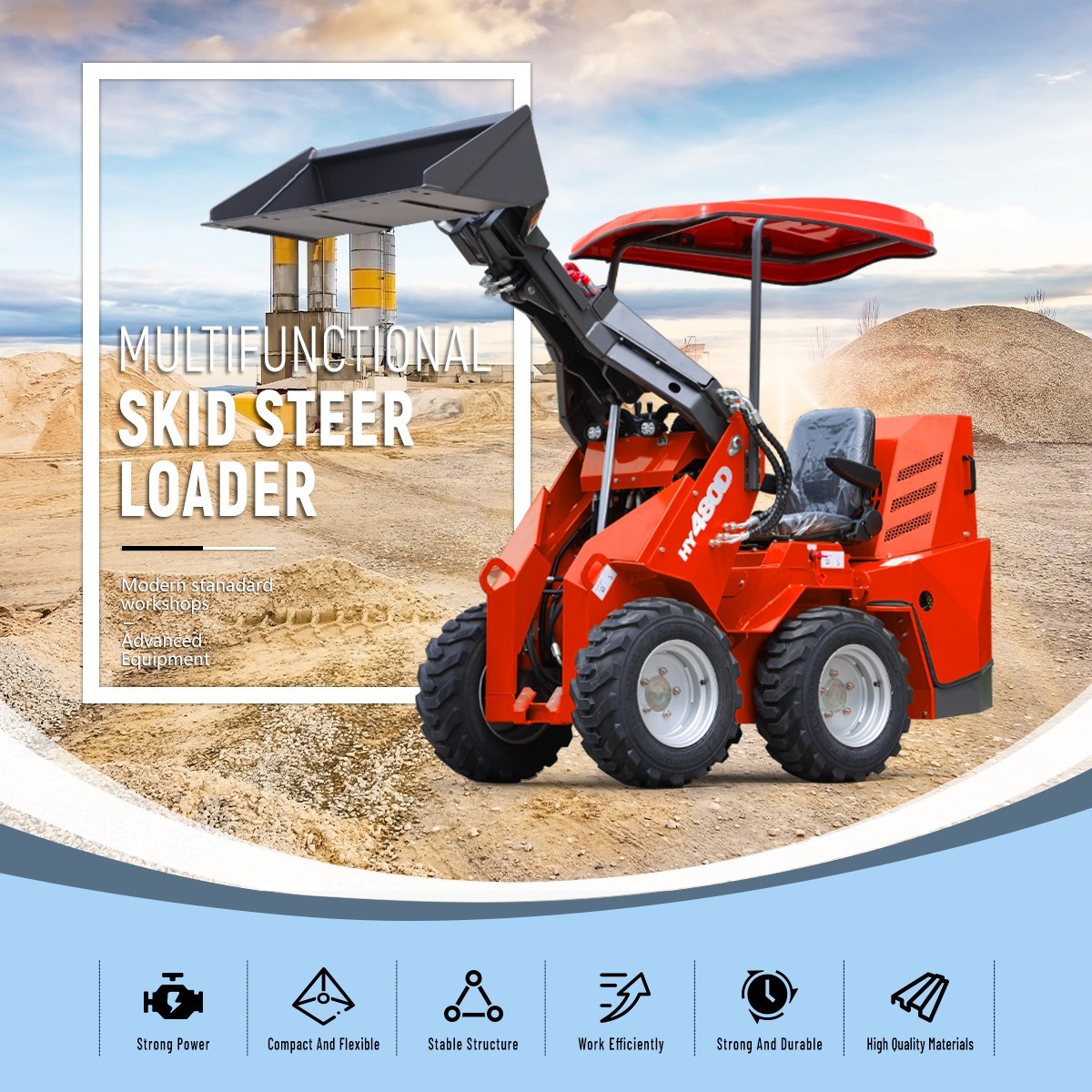 HUAYEE Mini Excavator HY12C Tracked Digger Free Ship