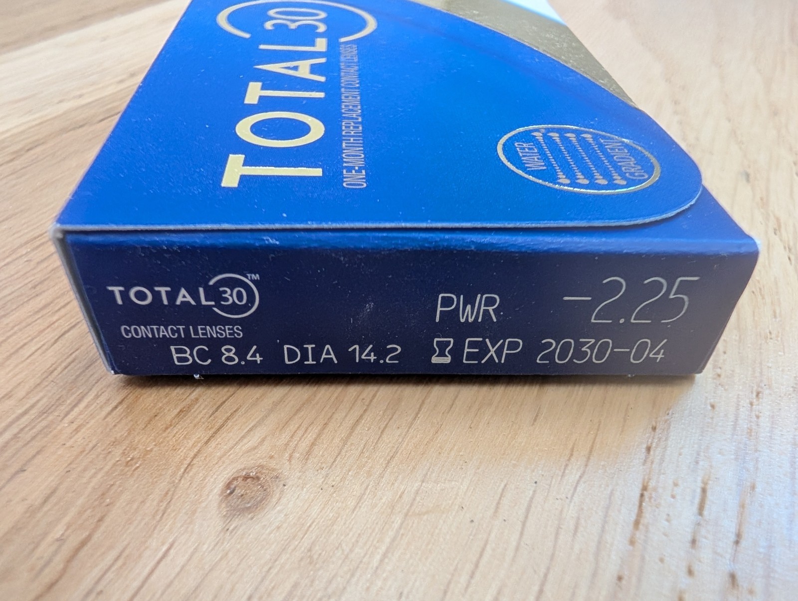 Monthly Total 30 1 Pack Of 6 Contact Lenses Ex 4/2030 PWR-2.25