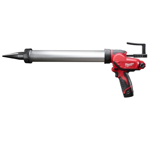 Milwaukee 2442-21 M12 20oz. Aluminum Barrel Sausage Style Caulk/Adhesive Gun Kit