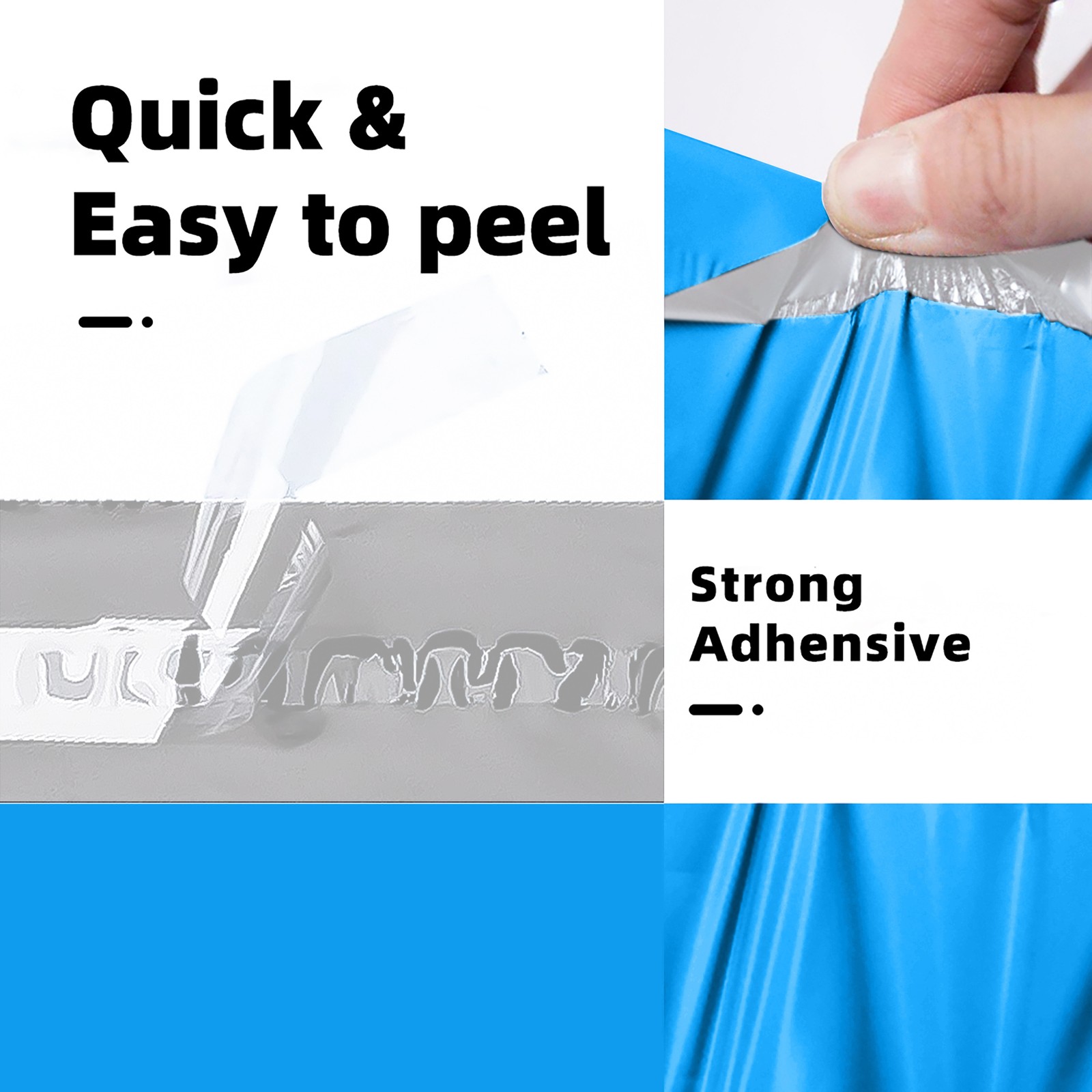 Poly Mailers Shipping Bags – 6×9 7.5×10.5 9×12 10×13 12×15.5 14.5×19 19×24 24×24