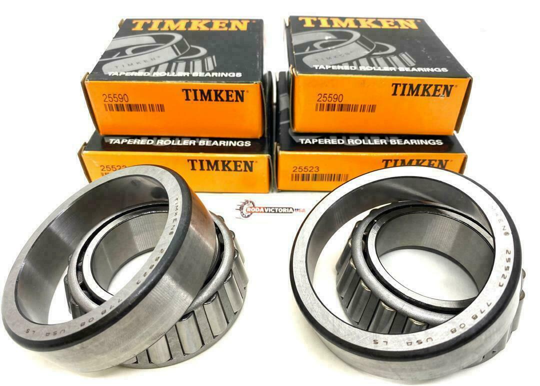 DANA 44 – DIFFERENTIAL CARRIER BEARINGS & RACES – TIMKEN MADE IN USA!!!