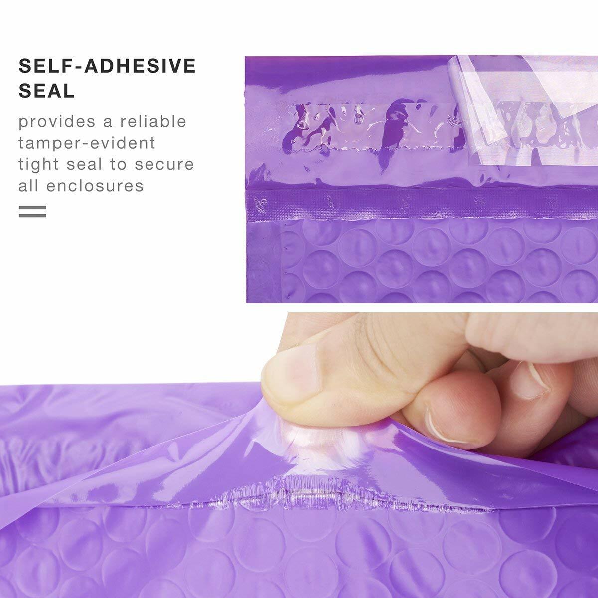 Mix Your Color 50 Poly Bubble Padded Envelopes Mailers #0 6×10 (Inner 6×9)