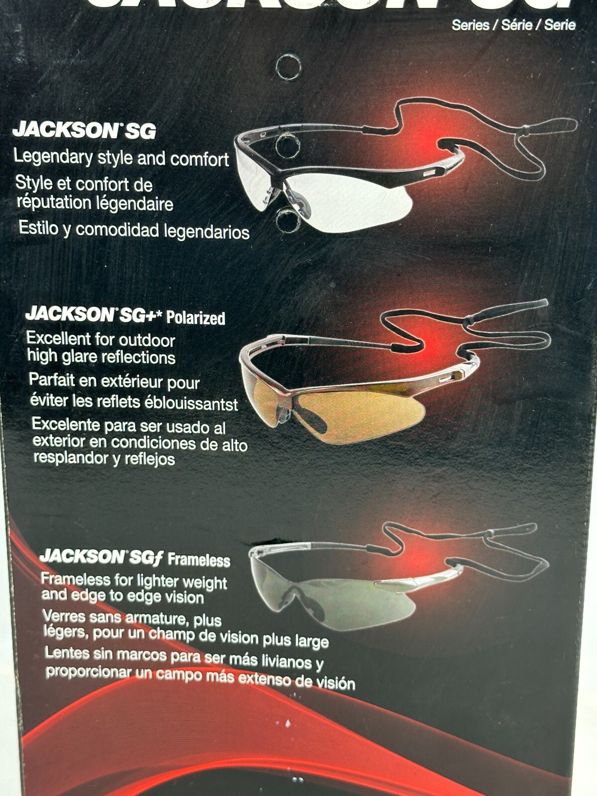 Jackson Safety Brand SG Series 50010 Lens IR SH 5.0 Lightweight NEW Free Ship