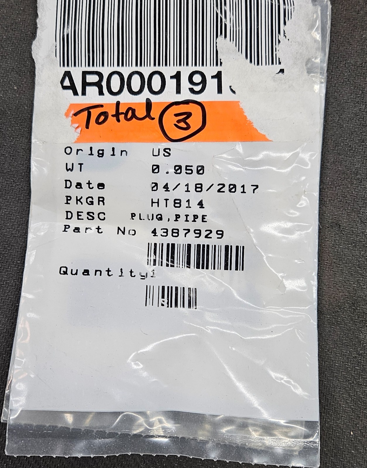 LOT OF MISC CUMMINS PARTS/ CLIPS,CLAMPS,SCREWS, PLUGS- **SEE PICTURES** (MSC)