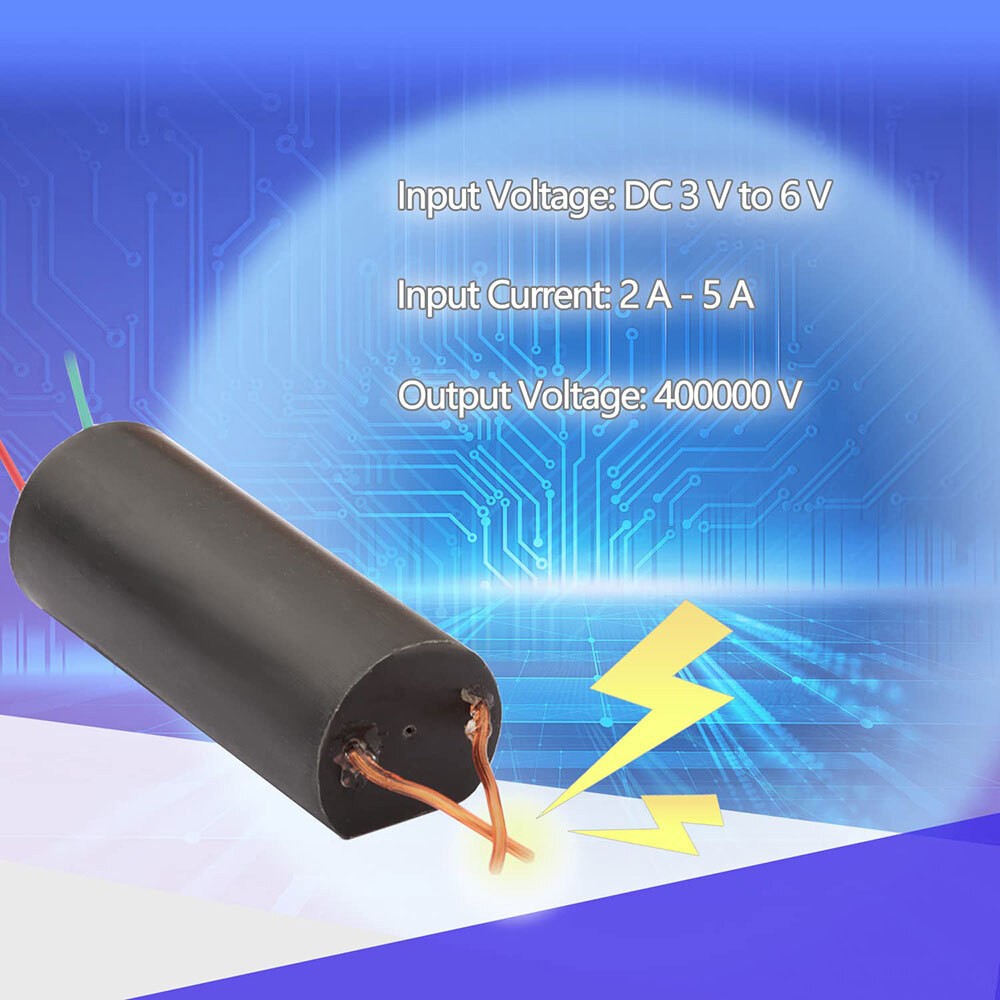 DC 3V-6V to 400kV 400000V High-voltage Generator Boost Step-up Power Module 100X