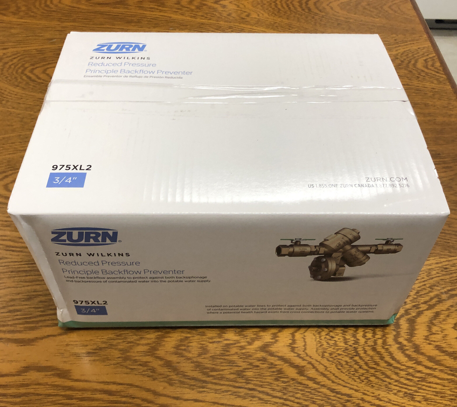 Zurn Wilkins 34-975XL2 Reduced Pressure Zone Backflow Preventer 3/4″ Lead Free