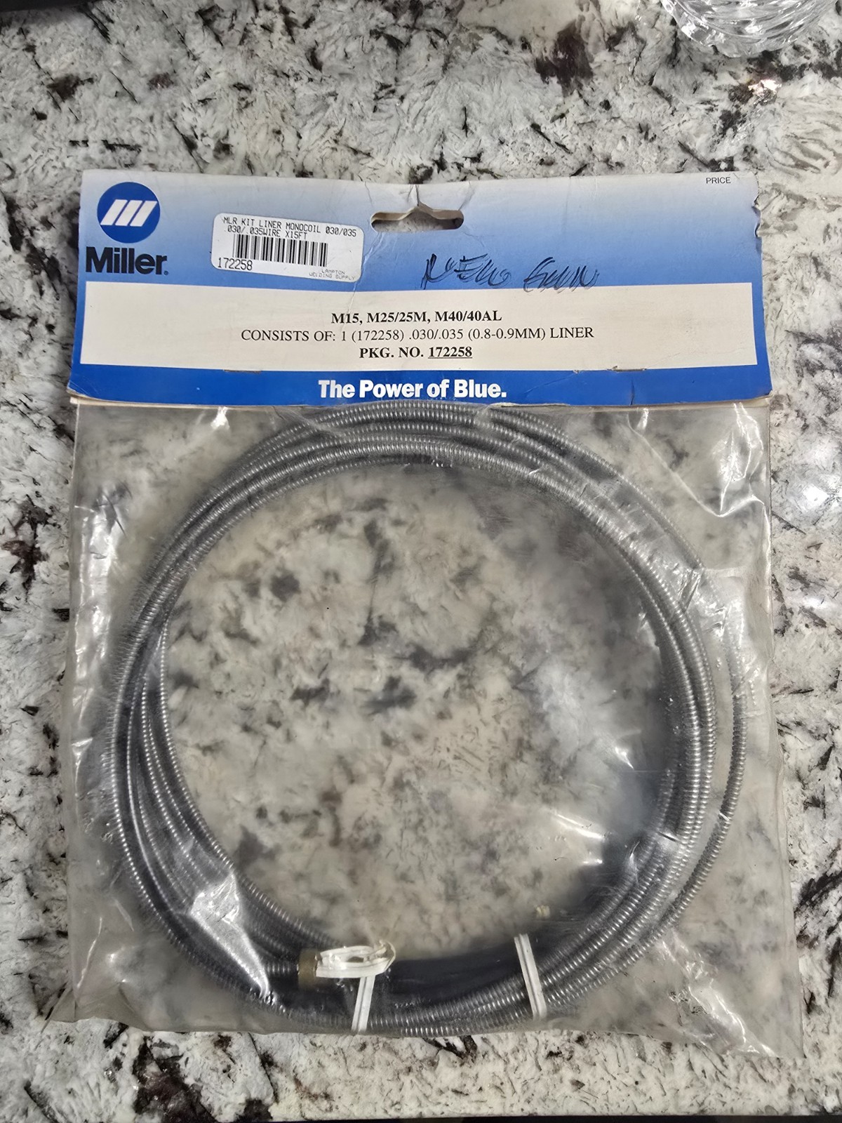 Miller 172258 – 0.030″-.035″ 5m 15ft – MIG Welding Liner Original OEM