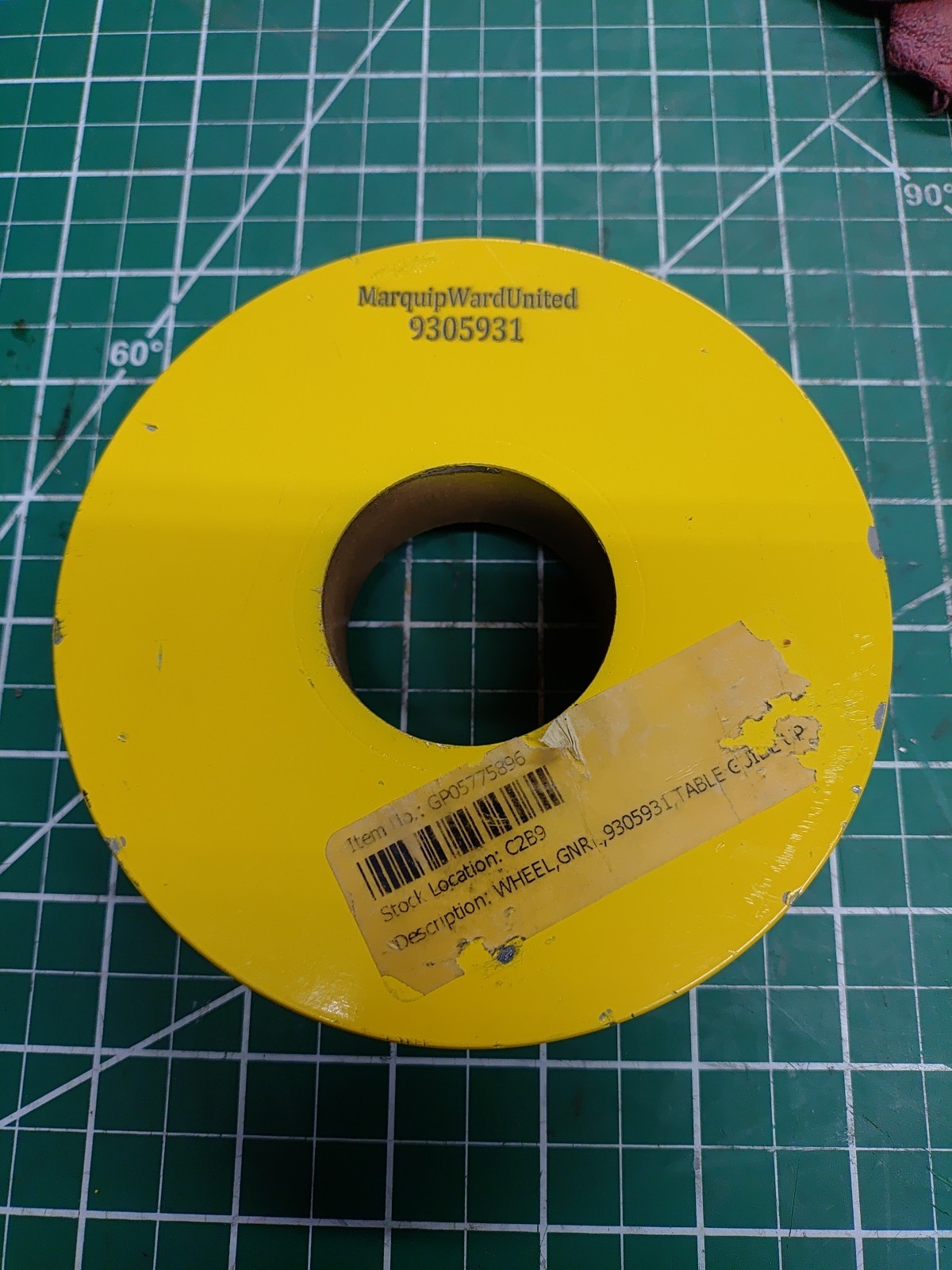 Marquip Ward United 9305931 Table Guide Wheel