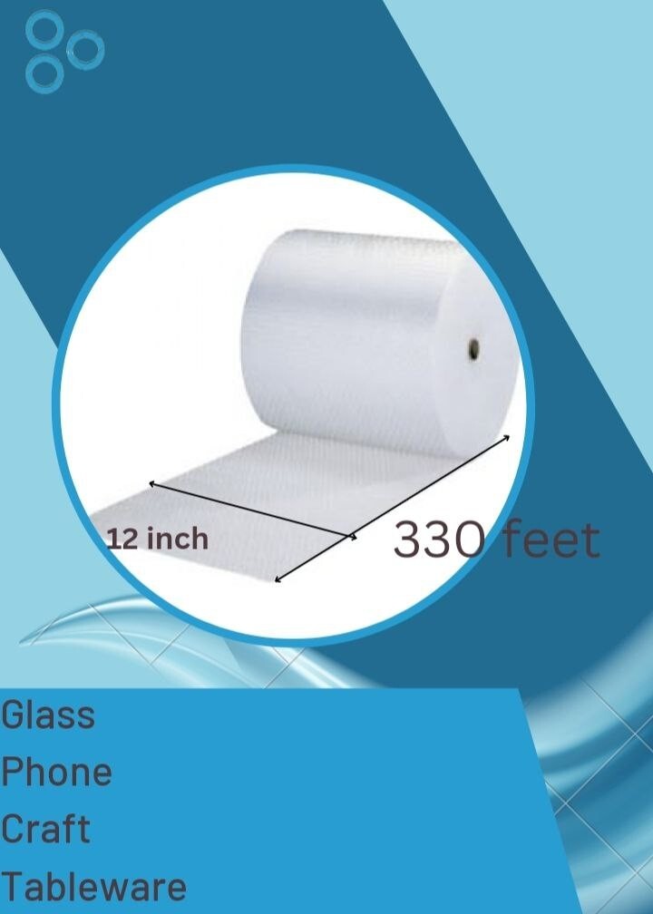 Small Bubble Cushioning Wrap Roll. 12 Inch x 330 ft