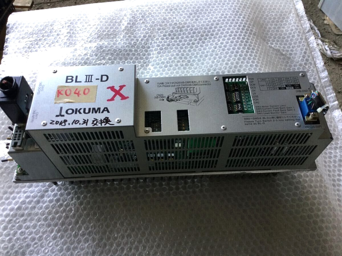 OKUMA SERVO DRIVE BL III-D / BL Ⅲ-D BLIII-D Removed from operating machine