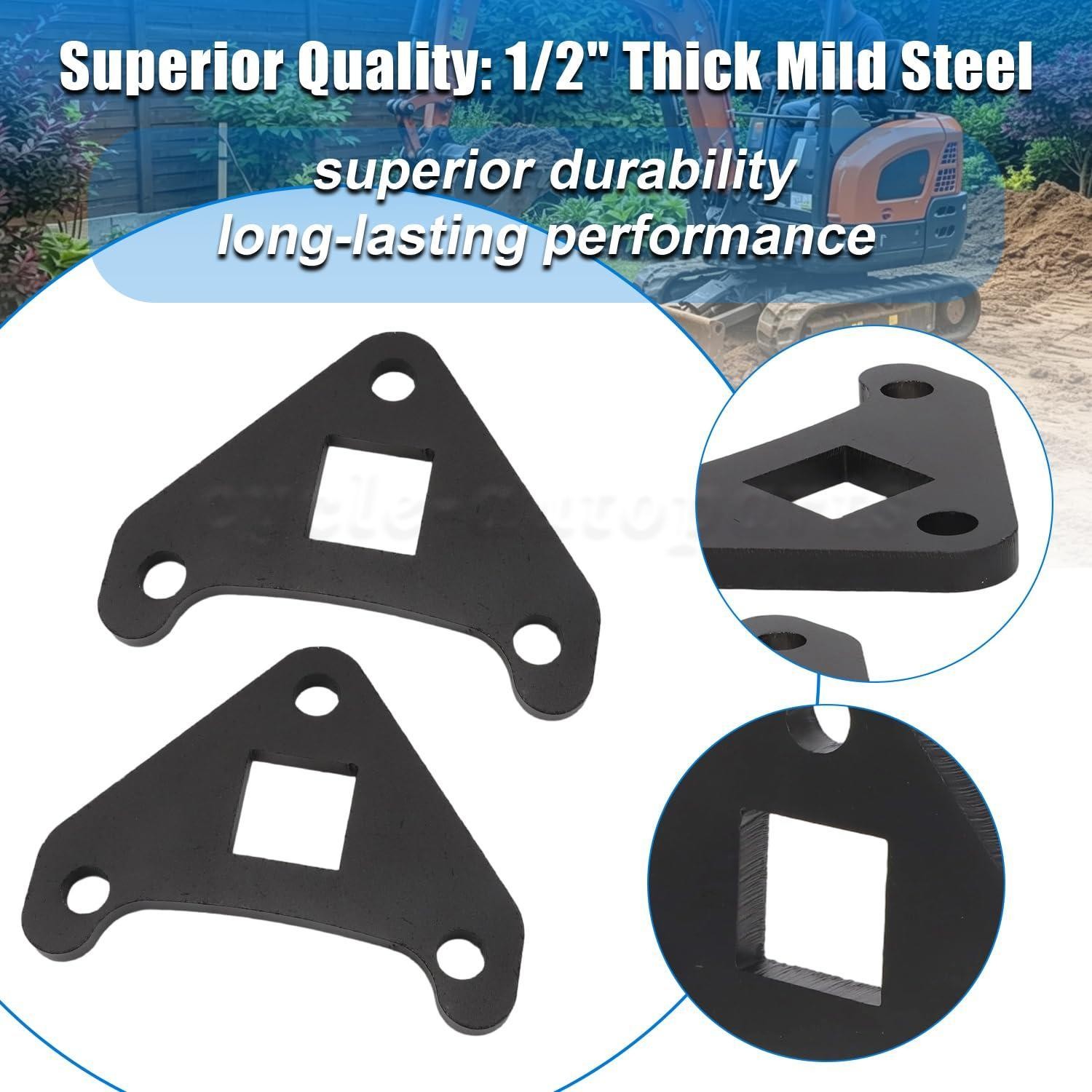 2X Final Drive Reinforcement Bracket For Mini Excavator Travel Motor Support Kit