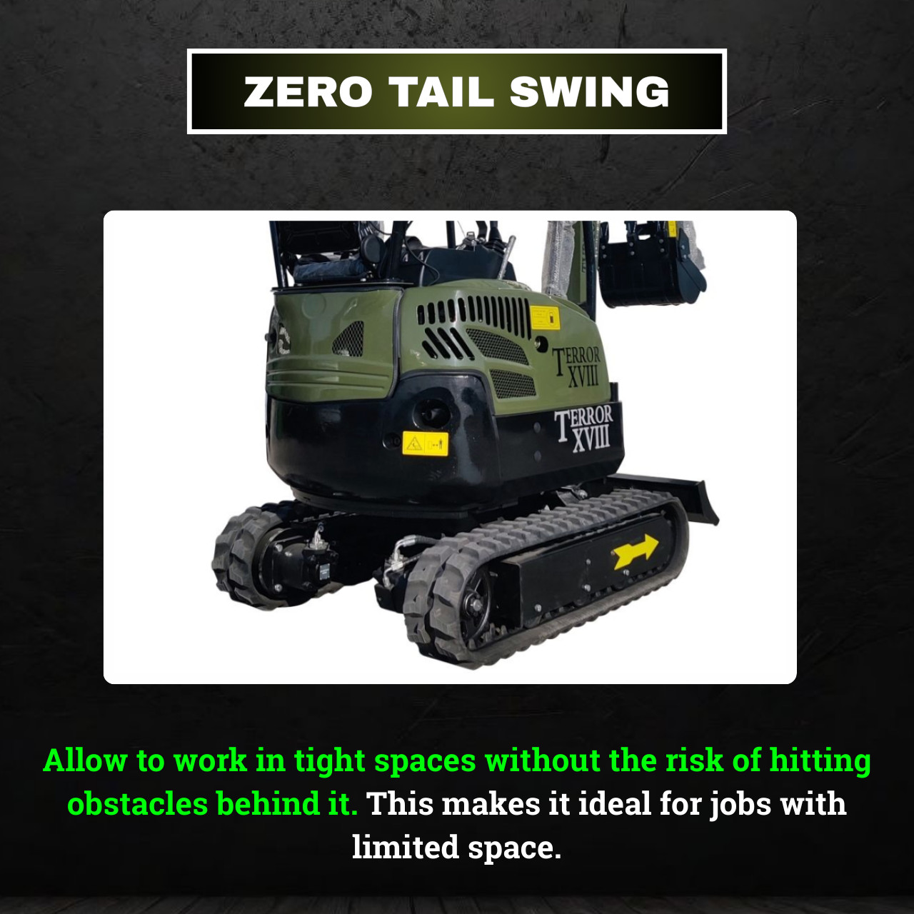 Free Ship TYPHON TERROR XVIII 4000lb Mini Excavator Kubota D902 w 13 Attachment