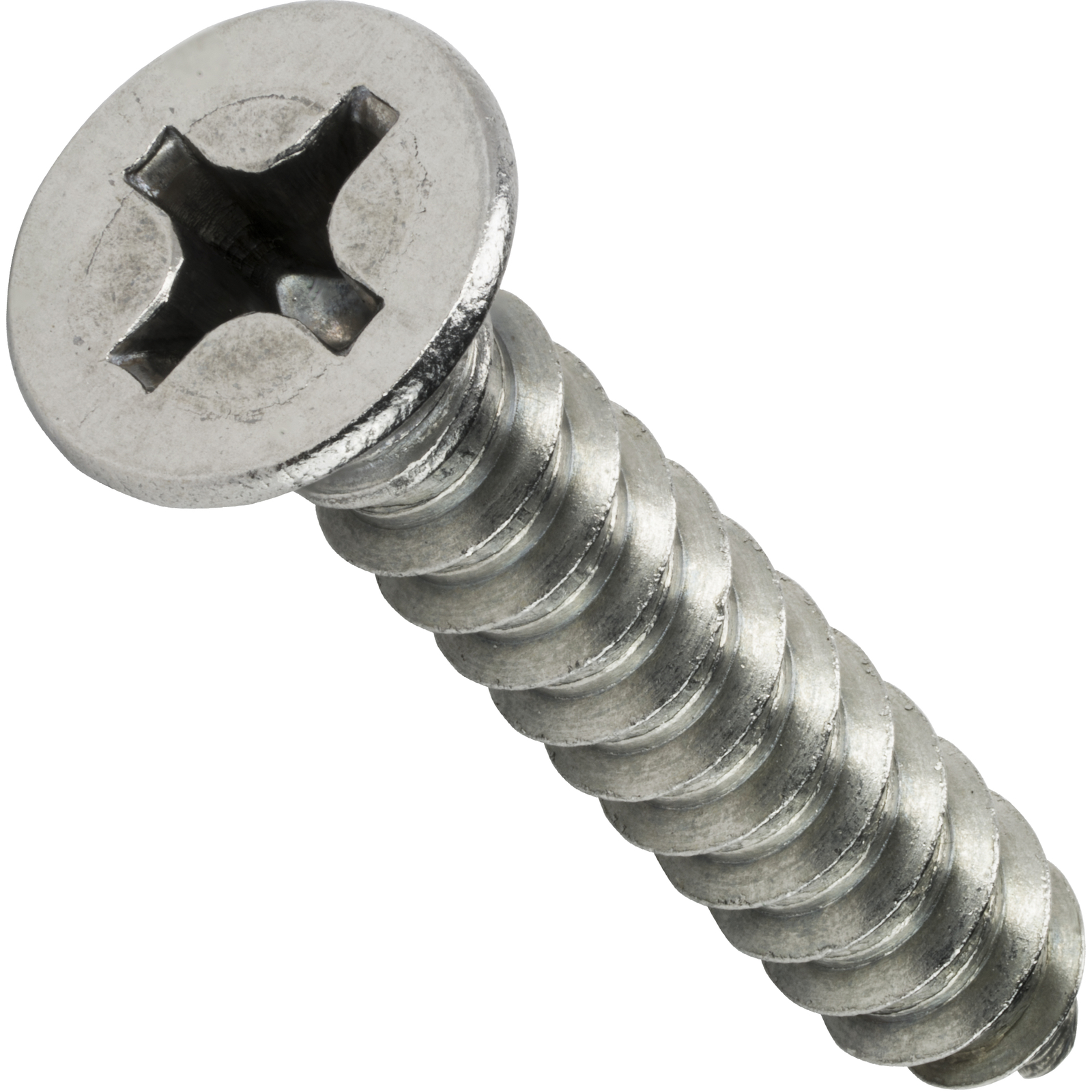 #6 Phillips Flat Head Self Tapping Sheet Metal Screws Stainless Steel All Sizes