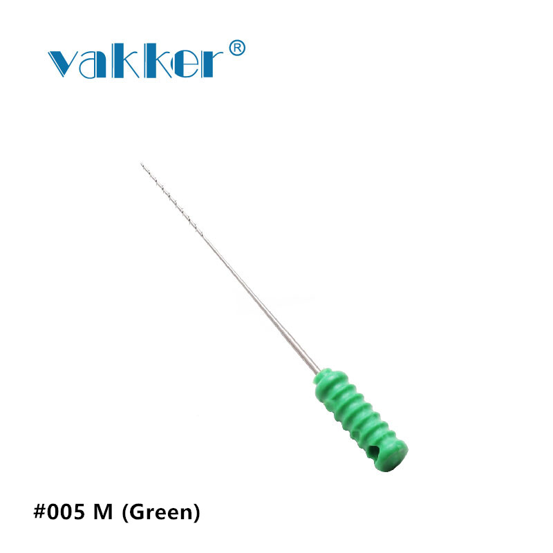 Dental Root Canal Cleaning Barbed Broaches #00-06, Stainless Steel 21mm 25MM