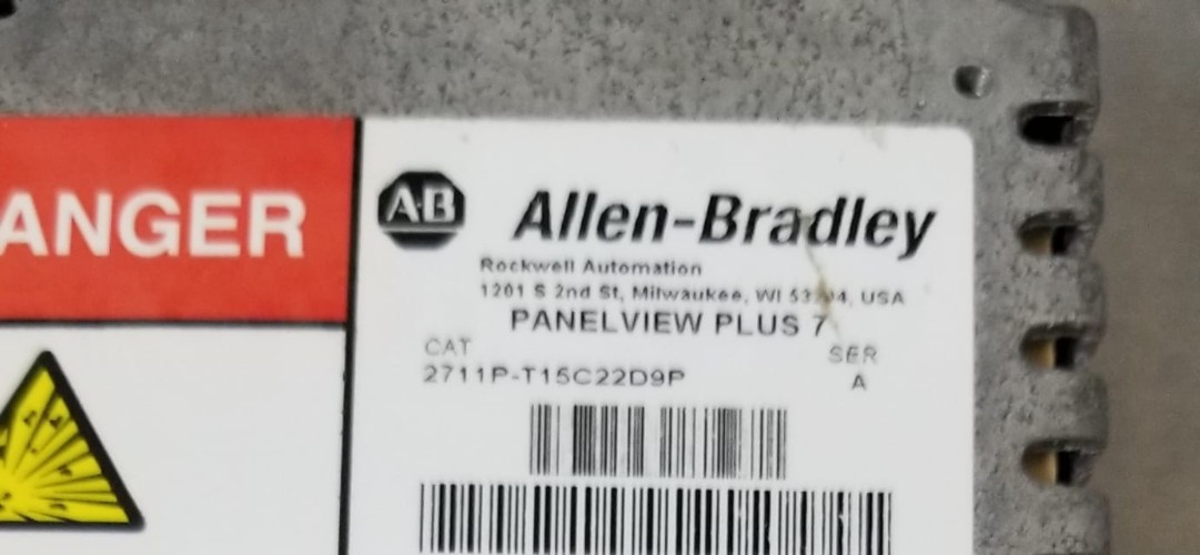 Allen Bradley 2711P-T15C22D9P /A PanelView Plus 7 15” HMI *EXCELLENT*