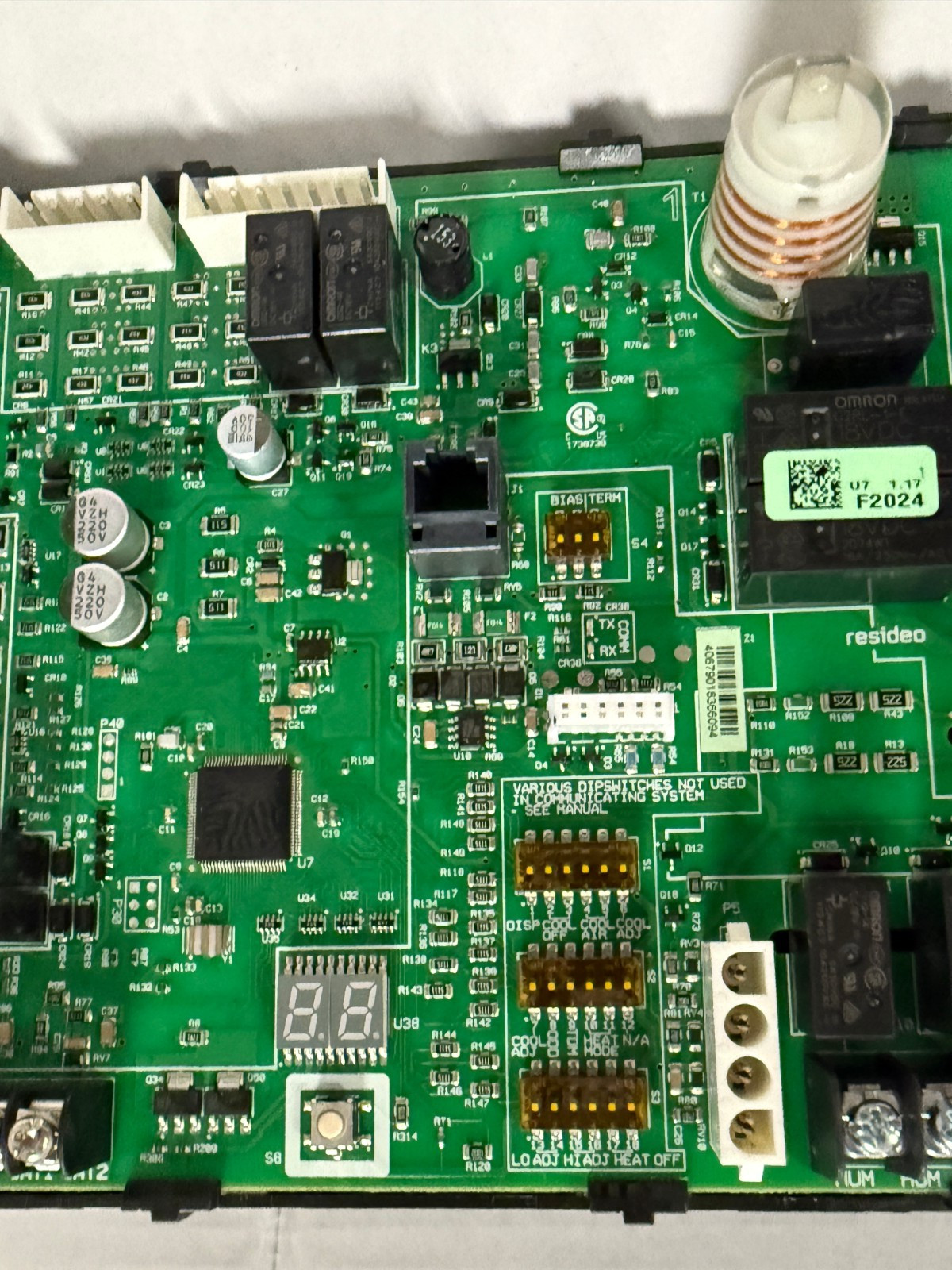 Rheem OEM Furnace HVAC Integrated Control Board, 62-104061-05
