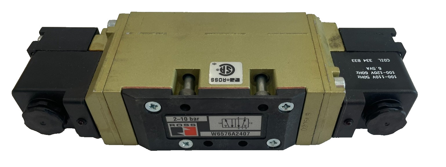 NEW ROSS CONTROLS W6576A2407 SOLENOID VALVE 2-10 BAR