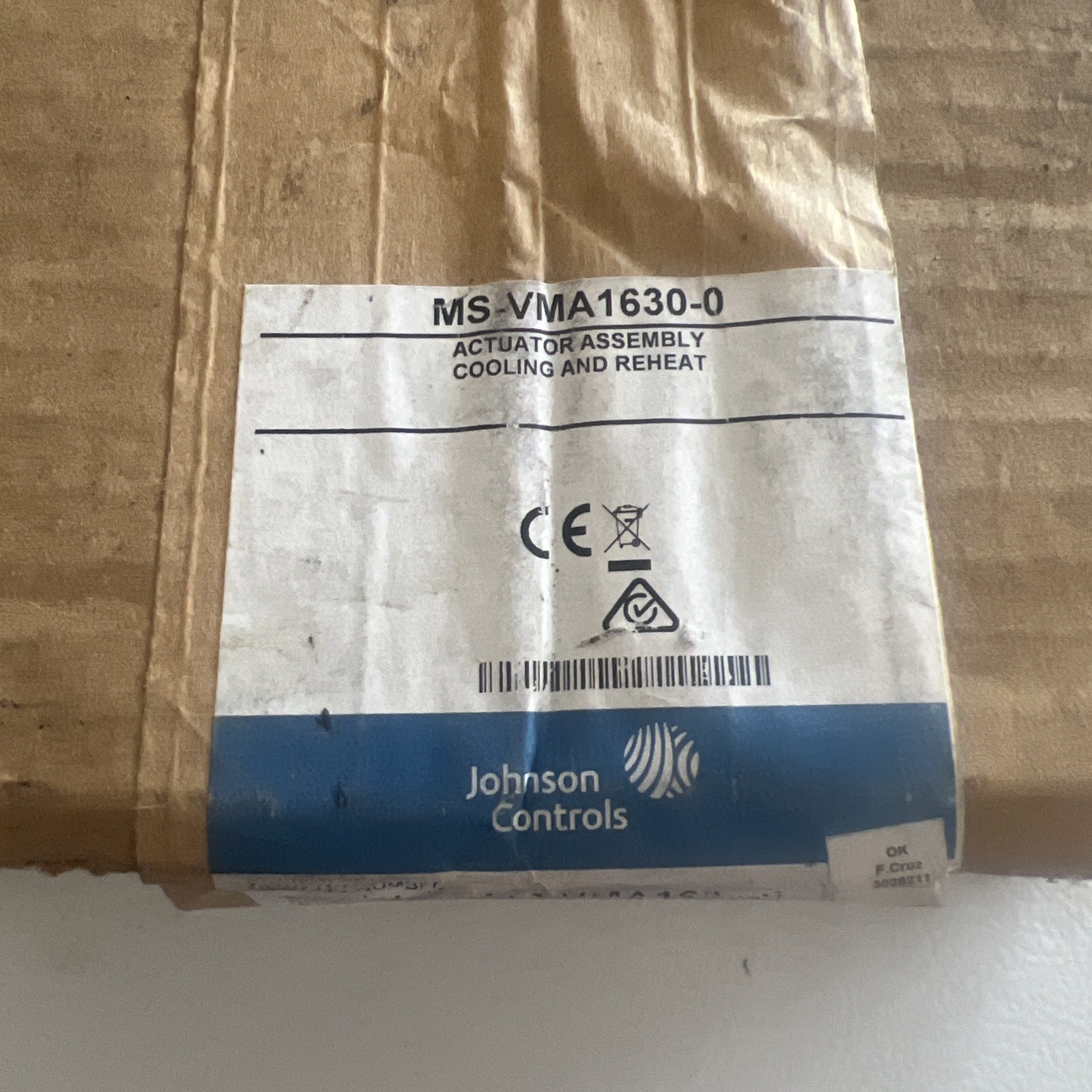 NEW – Johnson Controls VMA-Controller, MS-VMA-1630-0, Factory Sealed