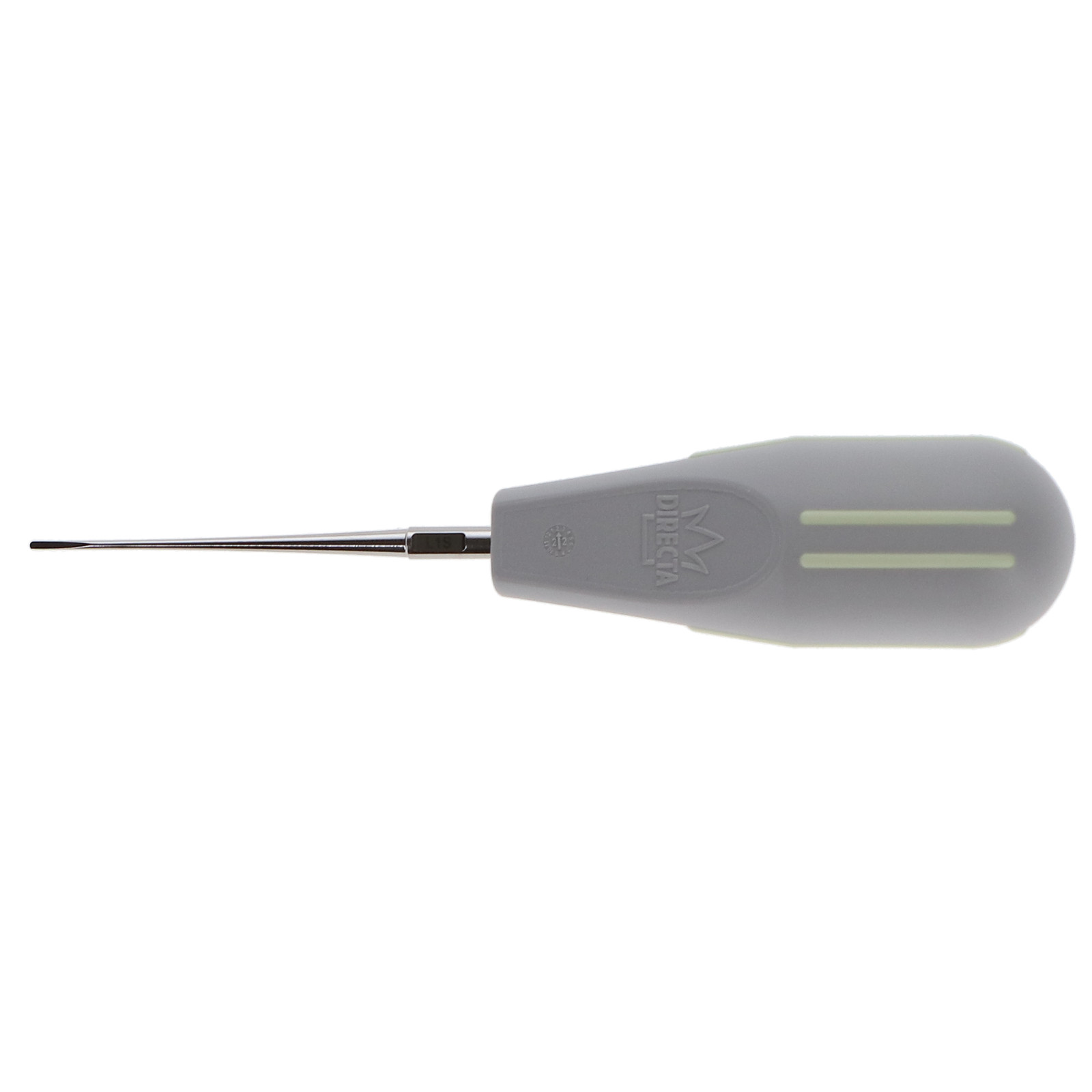Directa 506355 Luxator Dental Periotome 1mm Straight Blade Light Green Stripes