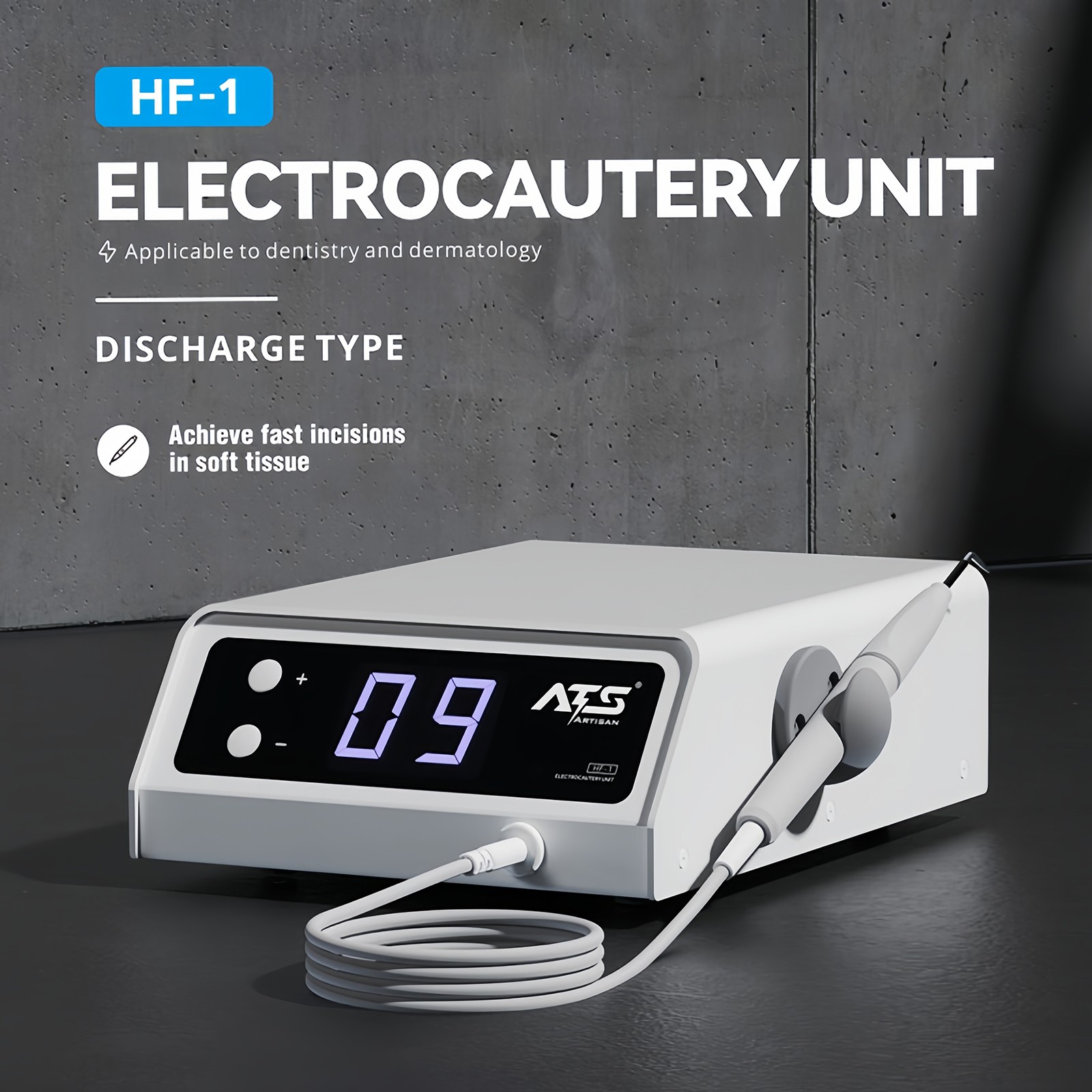 Dental Electrosurge Electrosurgery Unit for Cutting + Coagulating 10 Tips USA