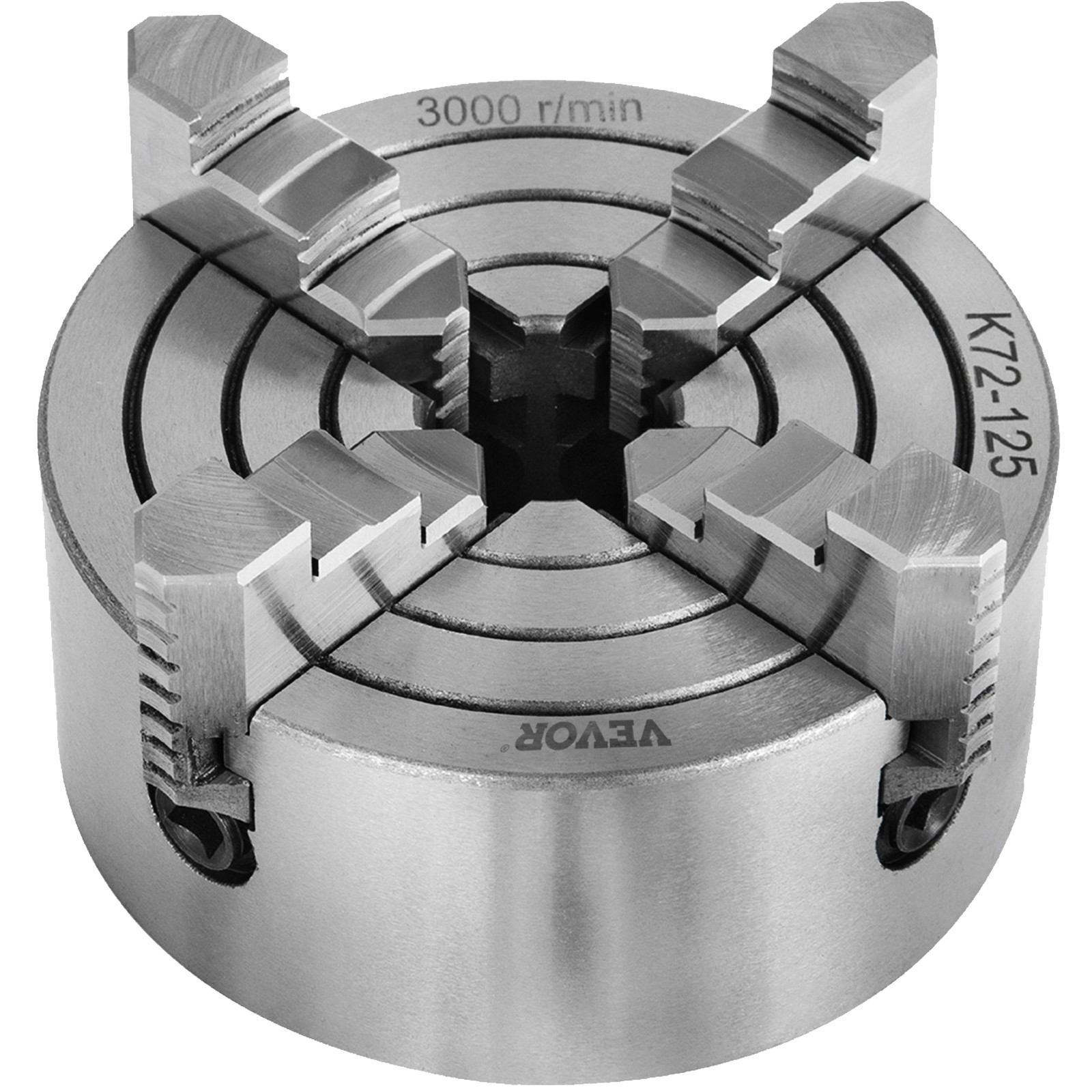 VEVOR Metal Lathe Chuck 4-Jaw Independent 5 inch Cast Iron Milling Turning CNC
