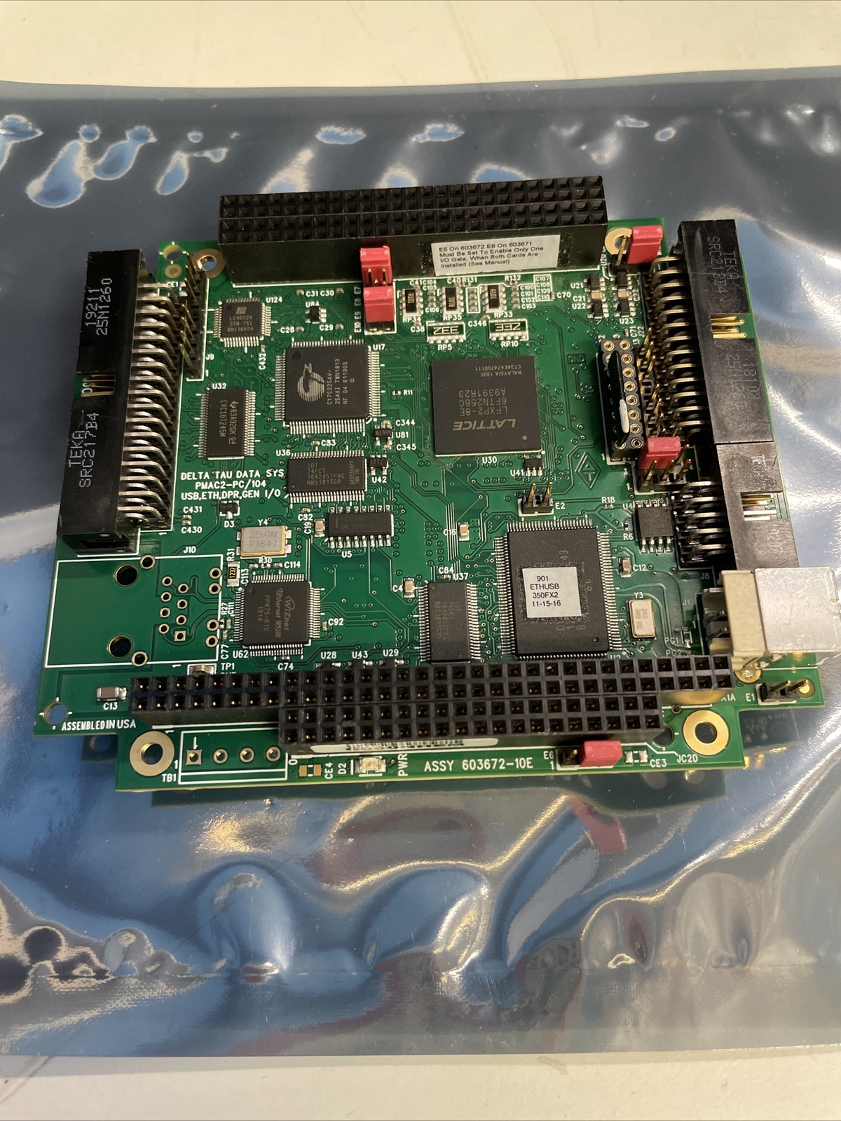 Delta Tau PMAC2-PC/104 USB,ETH,DPR,GEN I/O 603672-10E Axis