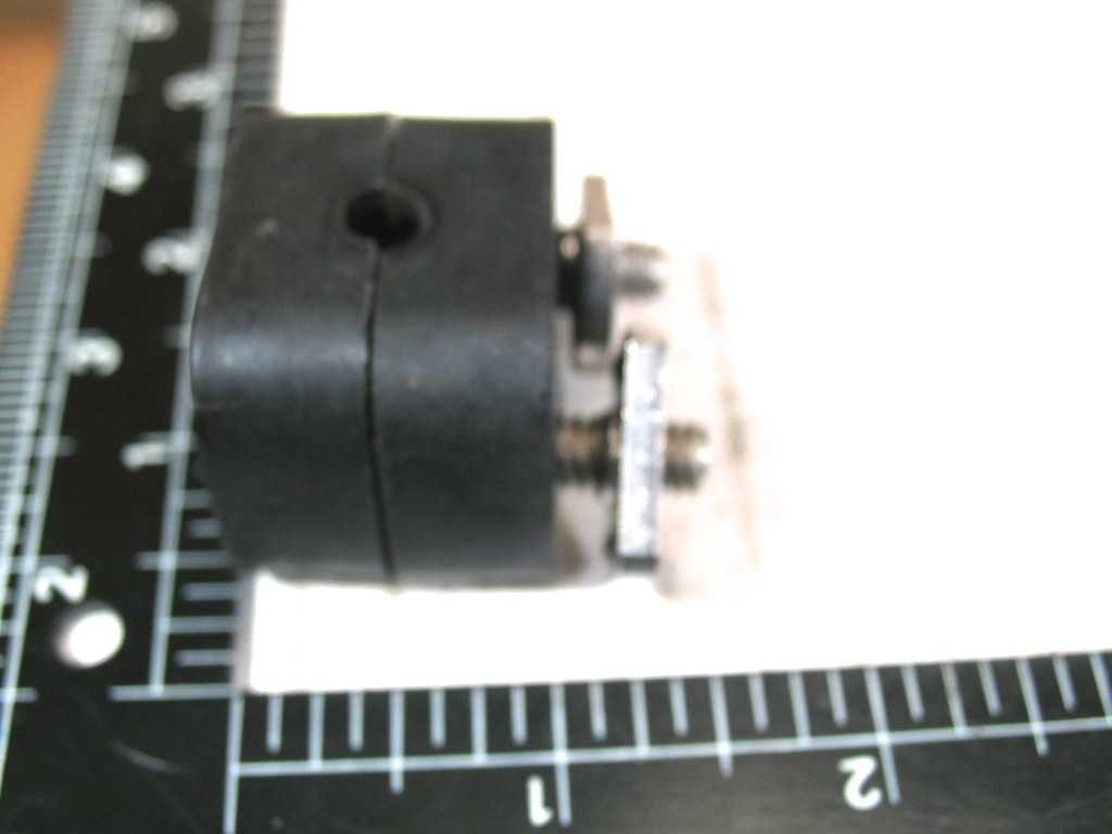 1/4″/ 6.4mm PARKER Tubing PP Clamp Assembly for Rails w/SS Hardware (Gr.1a)