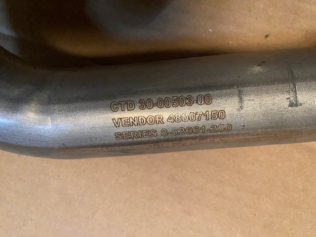 Genuine Carrier Transicold 30-00503-00 PIPE EXHAUST FLEXIBLE LOWER