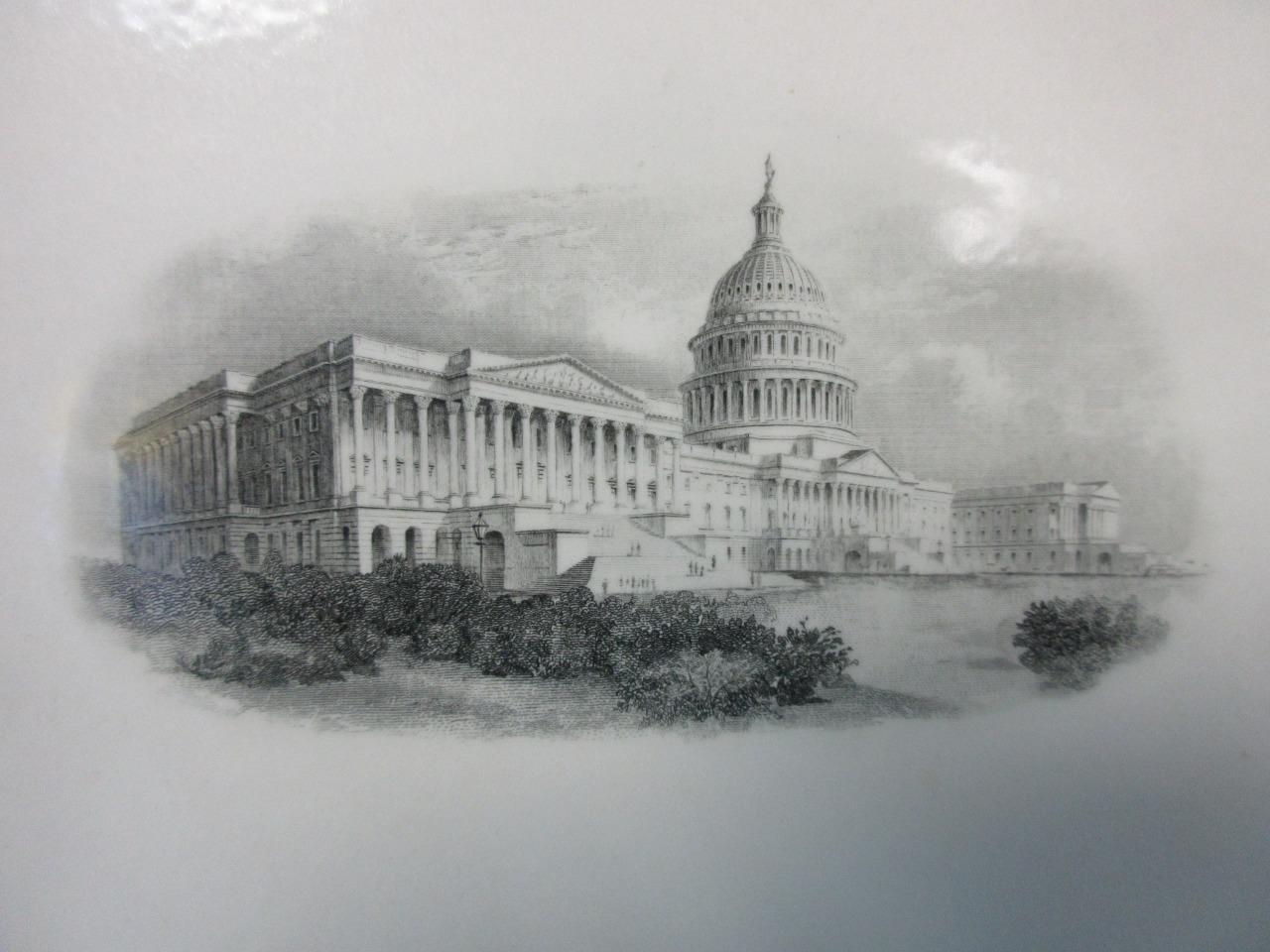ANTIQUE BANKNOTE PROOF ENGRAVING ART PLATES UNITED STATES CAPITAL BUILDING US #2