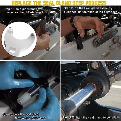 HC5345 Seal Kit For SeaStar Hydraulic Steering Cylinder Seal Kit with Pin Wrench