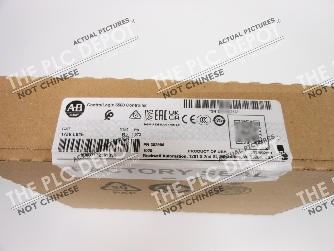 2026 SEALED Allen Bradley 1756-L81E Series /B ControlLogix [REAL US SELLER] #QTY