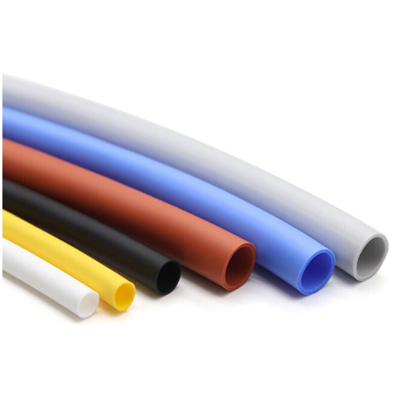 1.7:1 Flexible Silicone Heat Shrink Shrinkable Tube Tubing 1 Meter Yellow/Gray