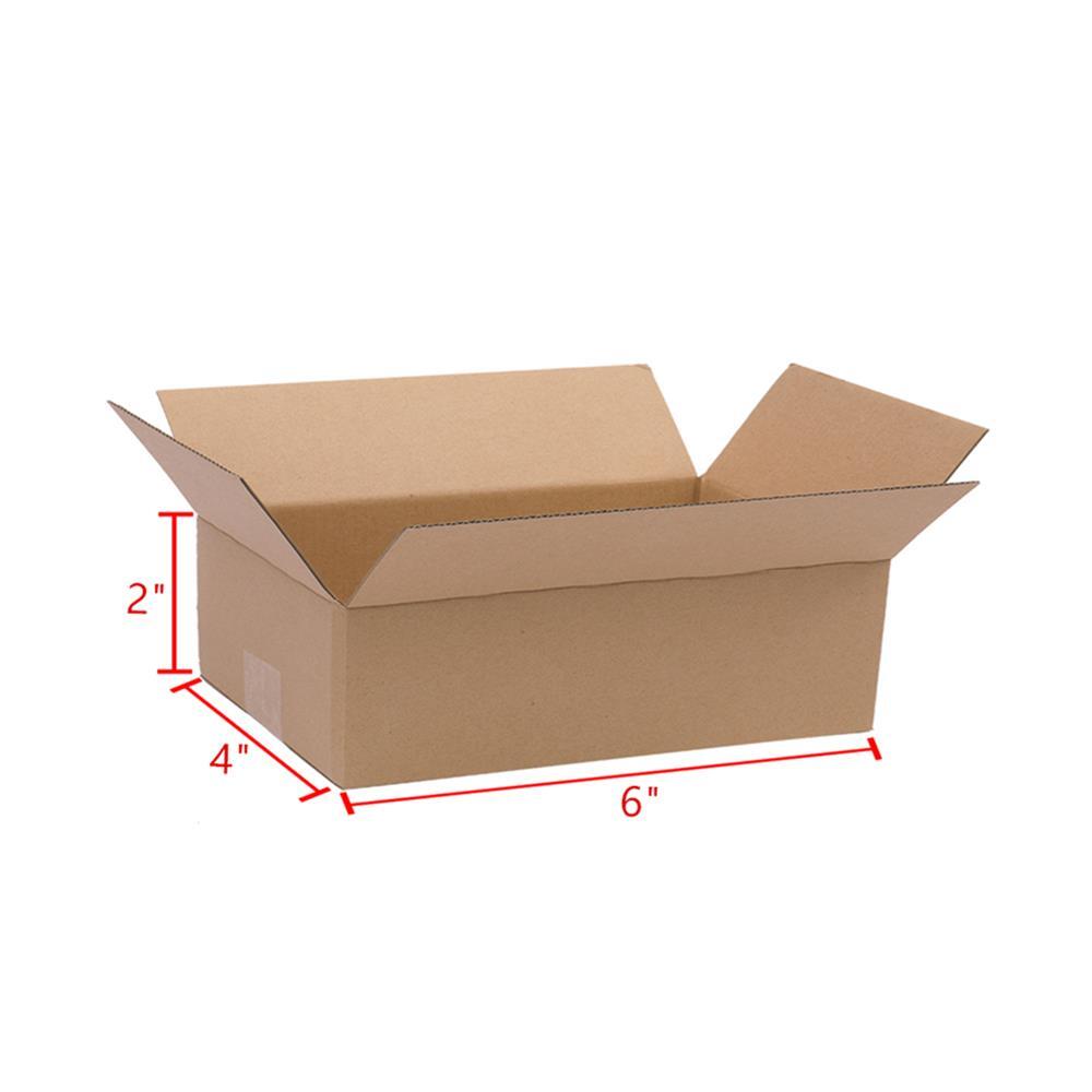 100~1000 6x4x2 Cardboard Packing Mailing Moving Shipping Boxes Corrugated Box