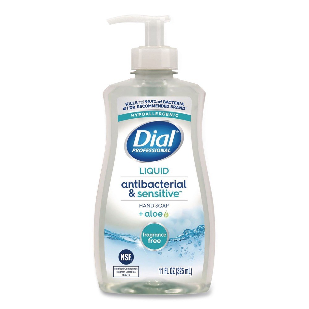 Dial Professional 35476EA 11 oz Fragrance-Free Liquid Hand Soap – Unscented New