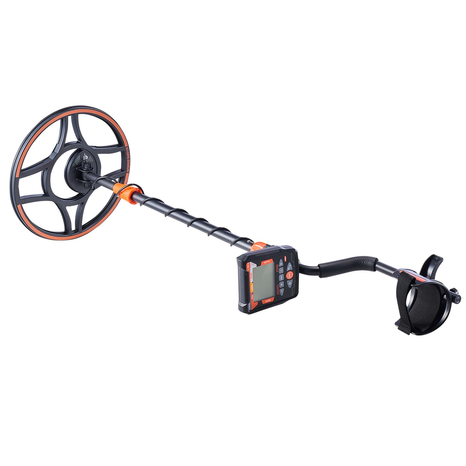 12 Inch Metal Detector Professional Gold Digger Hunter Waterproof IP69 for Adult