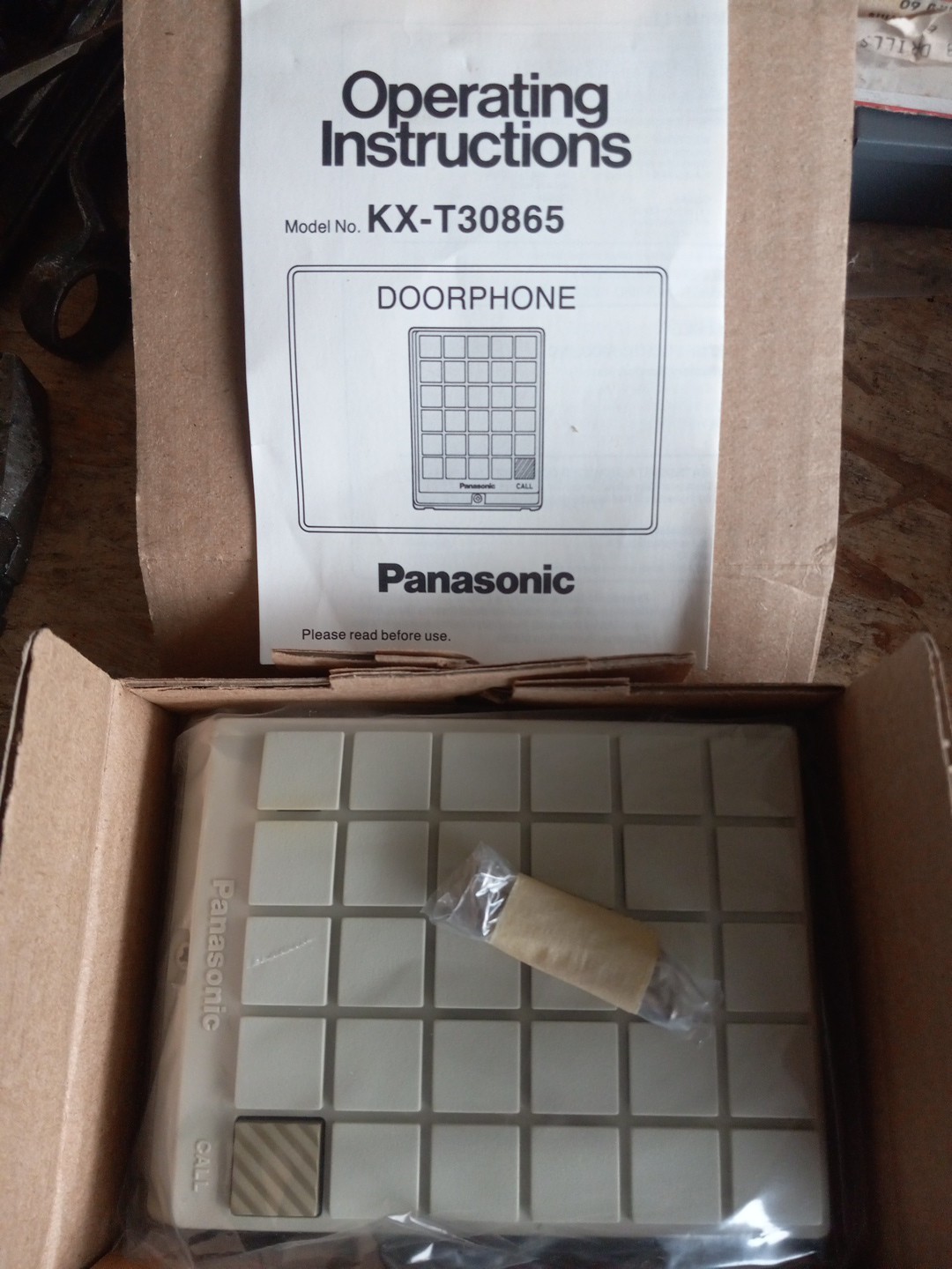 Panasonic KX-T30865 Door Phone Intercom BRAND NEW IN BOX. TAN