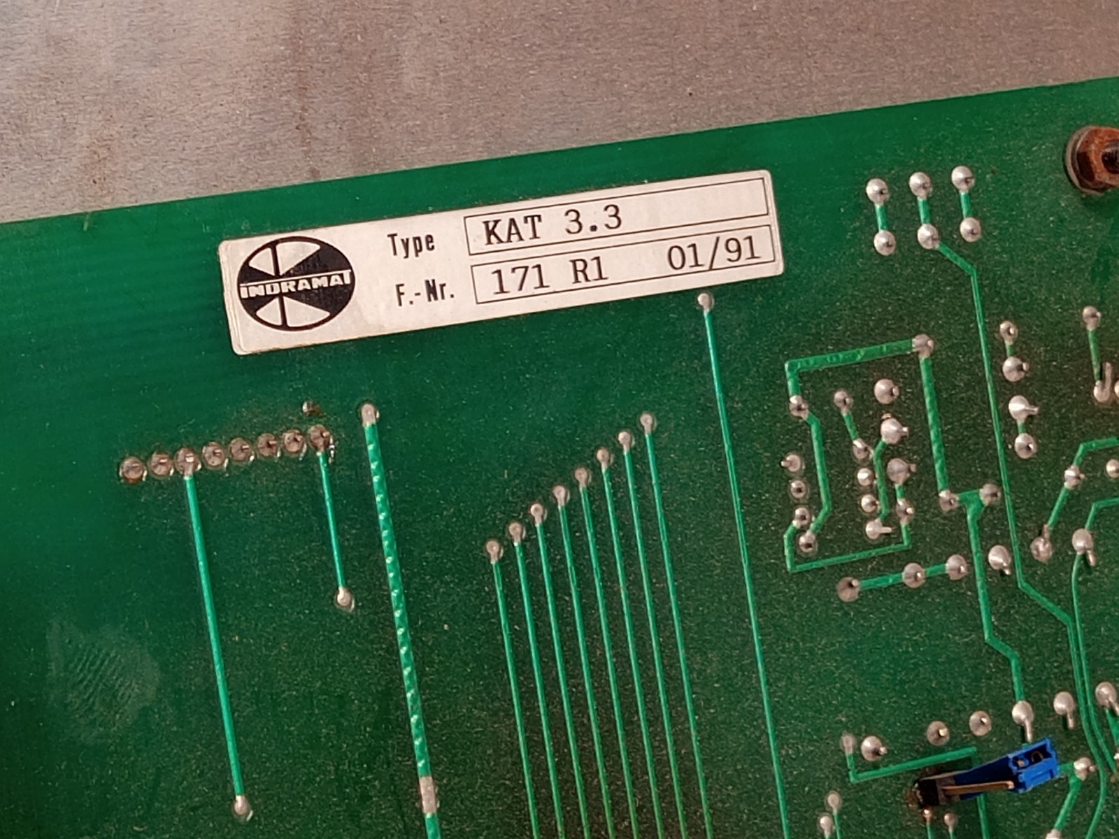 INDRAMAT 109-473-3201a-1 vintage key control panel KAT-3.3 for Perf-01 system