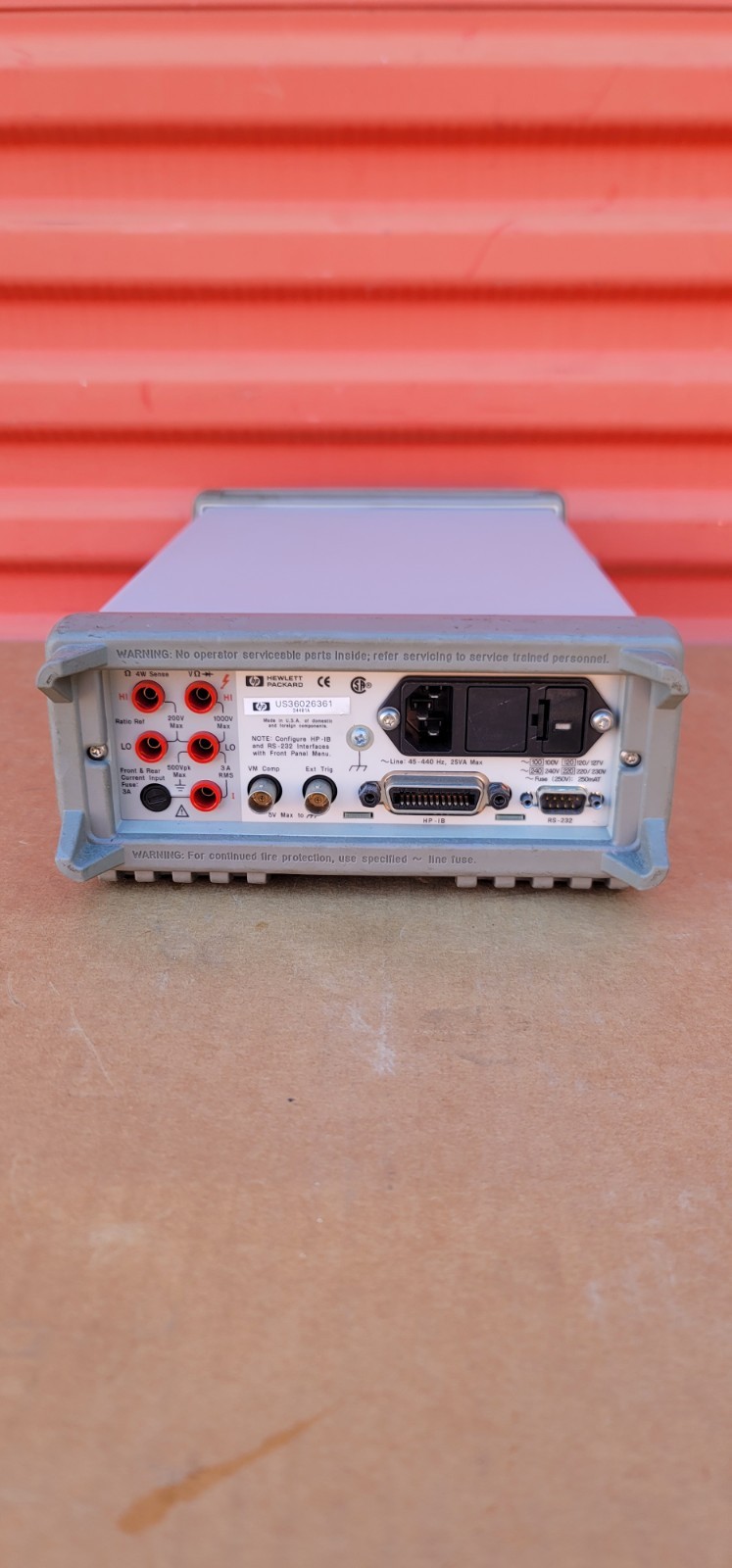 HP/ Agilent 34401A Digital Multimeter