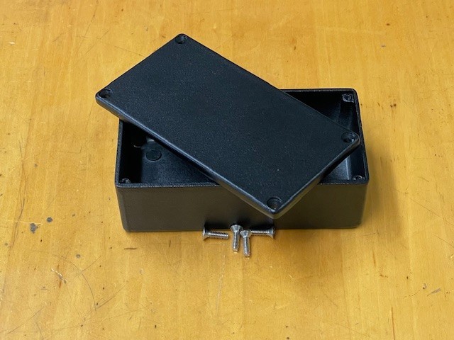 Aluminum Project Enclosure Box 4.75 X 2.62 X 1.62, Black Powder Coat, Made in US
