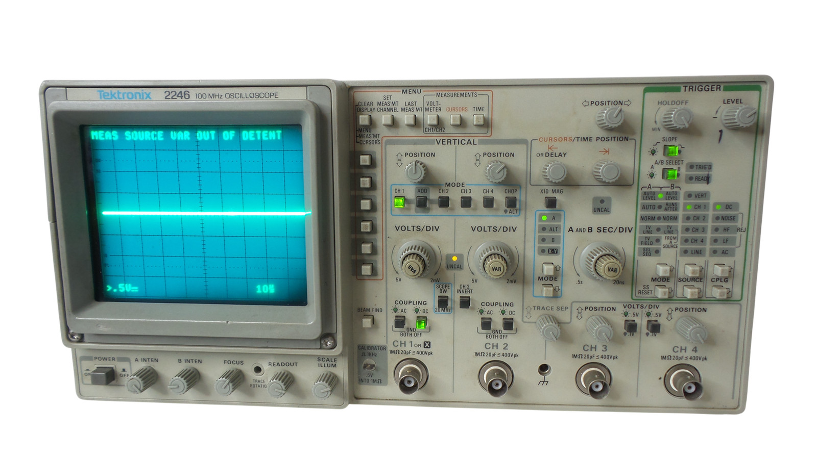 Tektronix 2246 100MHz Oscilloscope – Free Shipping