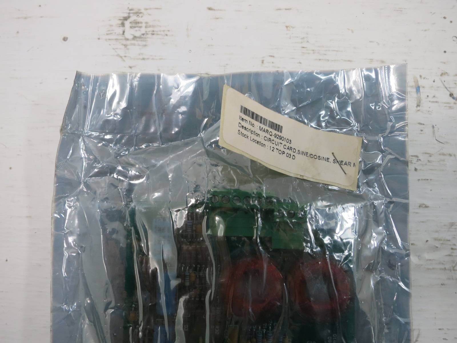 New Marquip 9290103 Sine / Cosine Circuit Board Card PLC New in Sealed bag