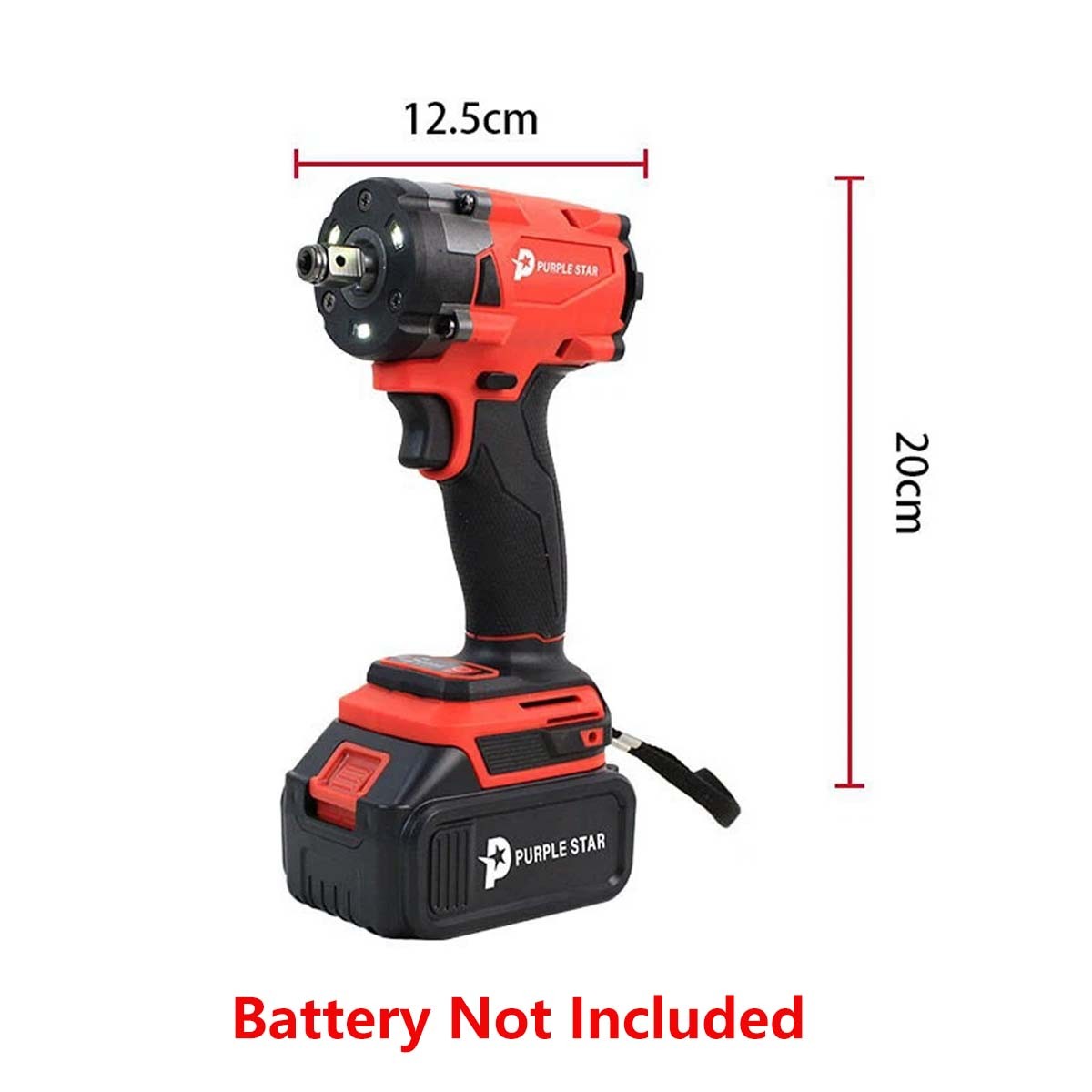 Compatible Milwaukee M18 Fuel 18V Brushless Cordless 1/2″ Impact Wrench USA