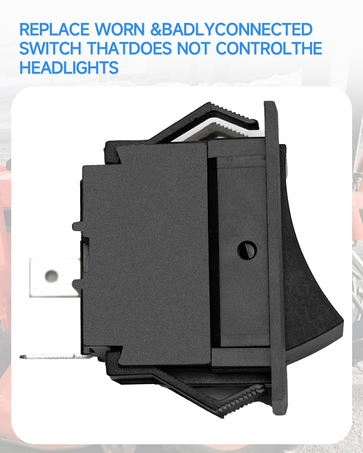 Toggle Rocker Switch Headlight, Kubota B, BX, TG, GR Series, K1122-62212