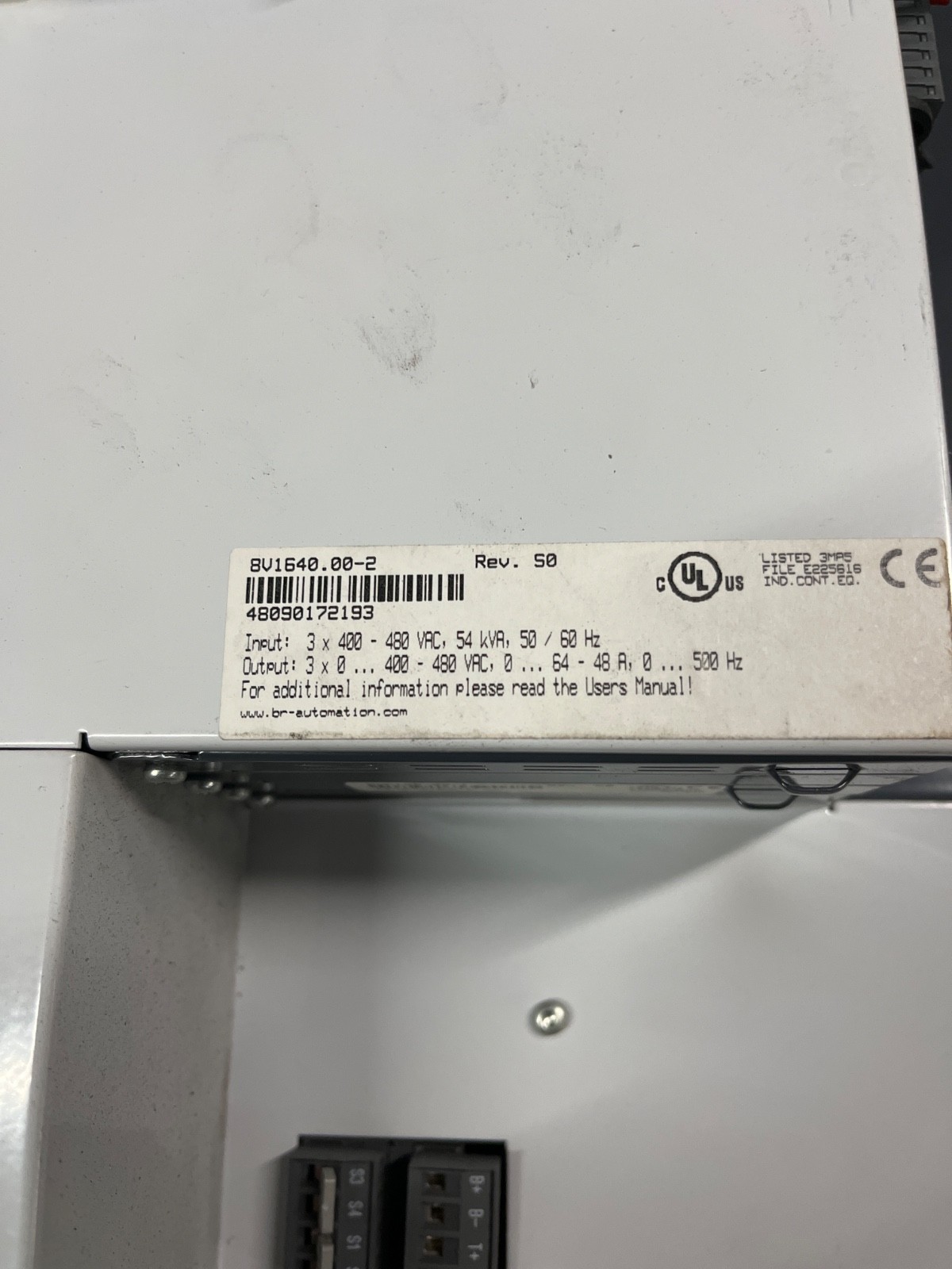 B&R 8V1640.00-2 ACOPOS 1640 Servo Drive 480V 3Ph 64A 32kW