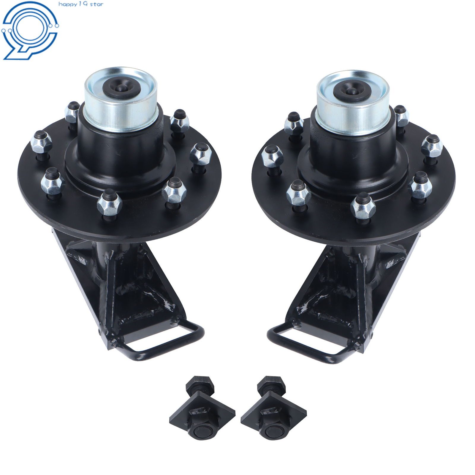 Shipping Container Wheels 8×6.5 Lug Bolt-On Spindle Kit with Handle