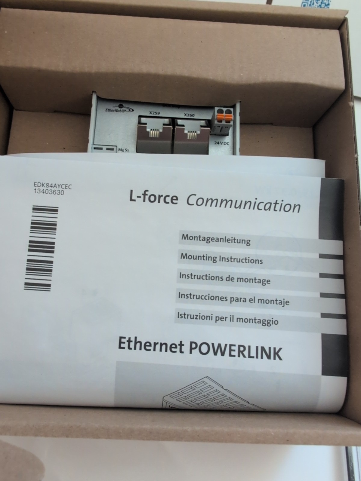 LENZE Inverter drives 8400 Type E84AYCEOV/S Extension Module NEW IN BOX! (t8)