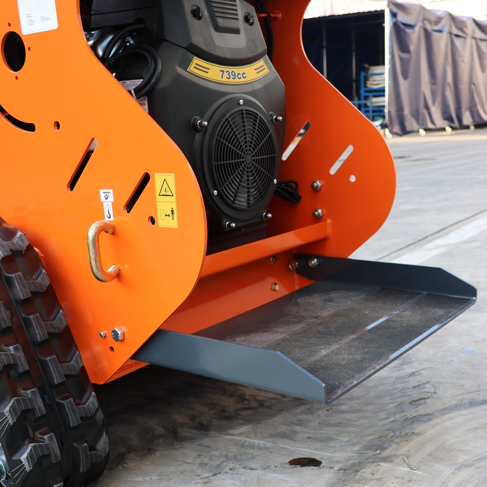 2026 Brand New 24HP Gas EPA Mini Skid Steer Loader with 8”AUGER & Pallet Fork