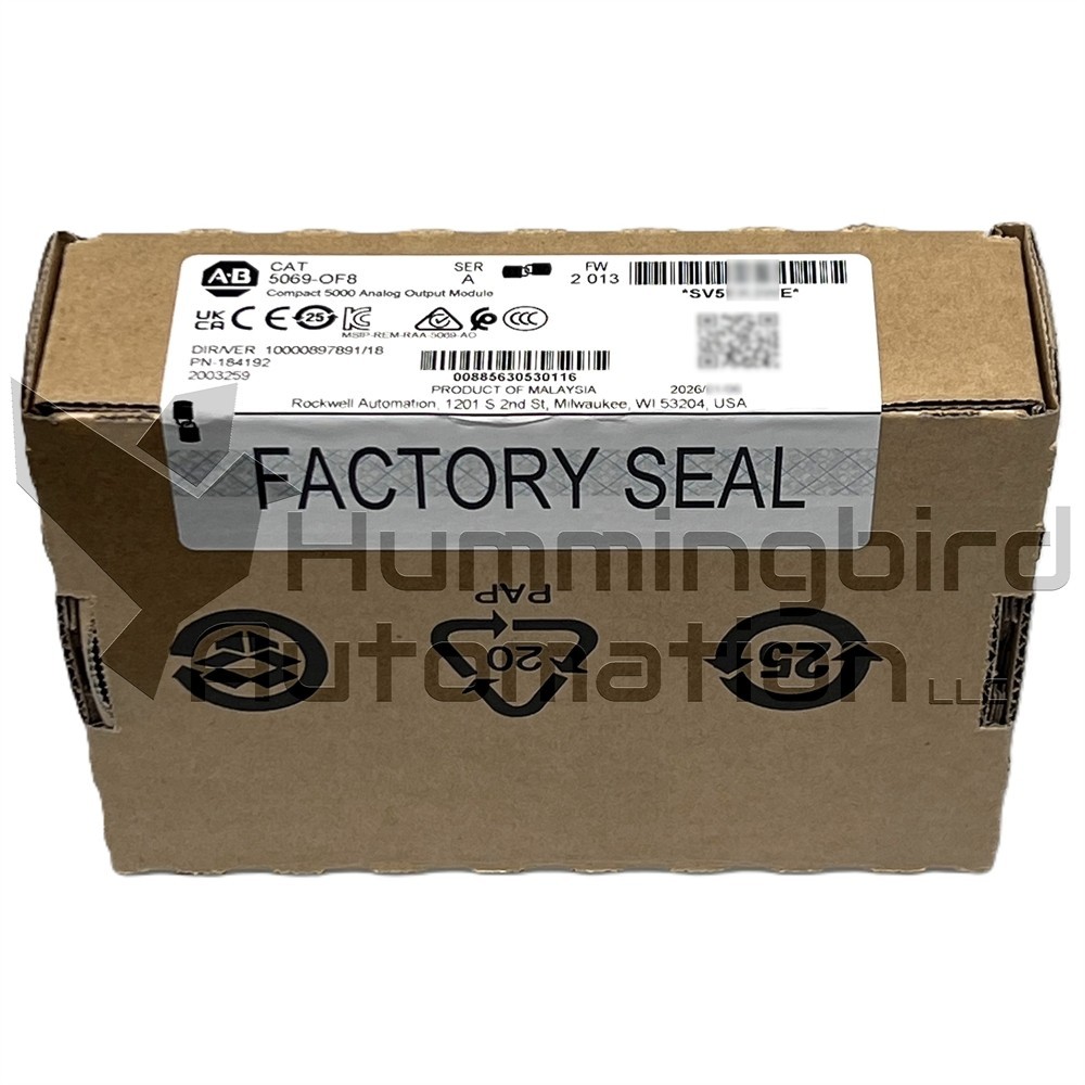 2024 Allen Bradley 5069-OF8 /A Compact Logix 5000 SEALED Surplus *USA SELLER*