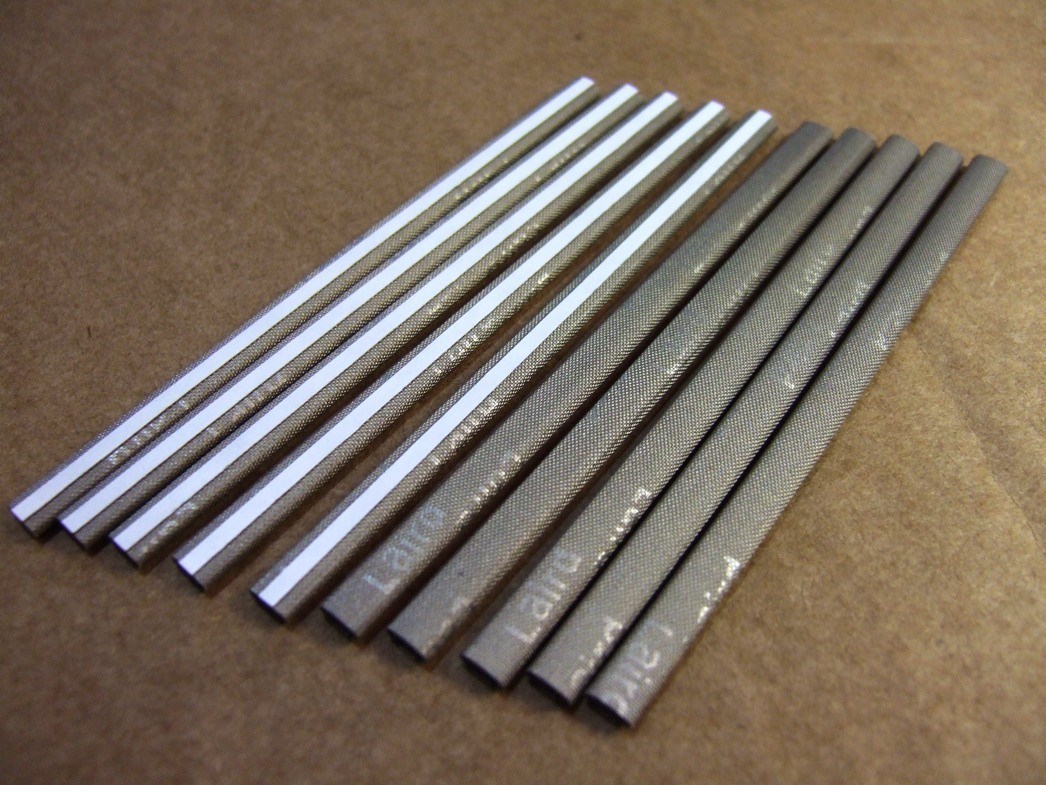 Lot of 15 -Laird thin Fabric-Over-Foam EMI Shielding gasket adhesive strip oval